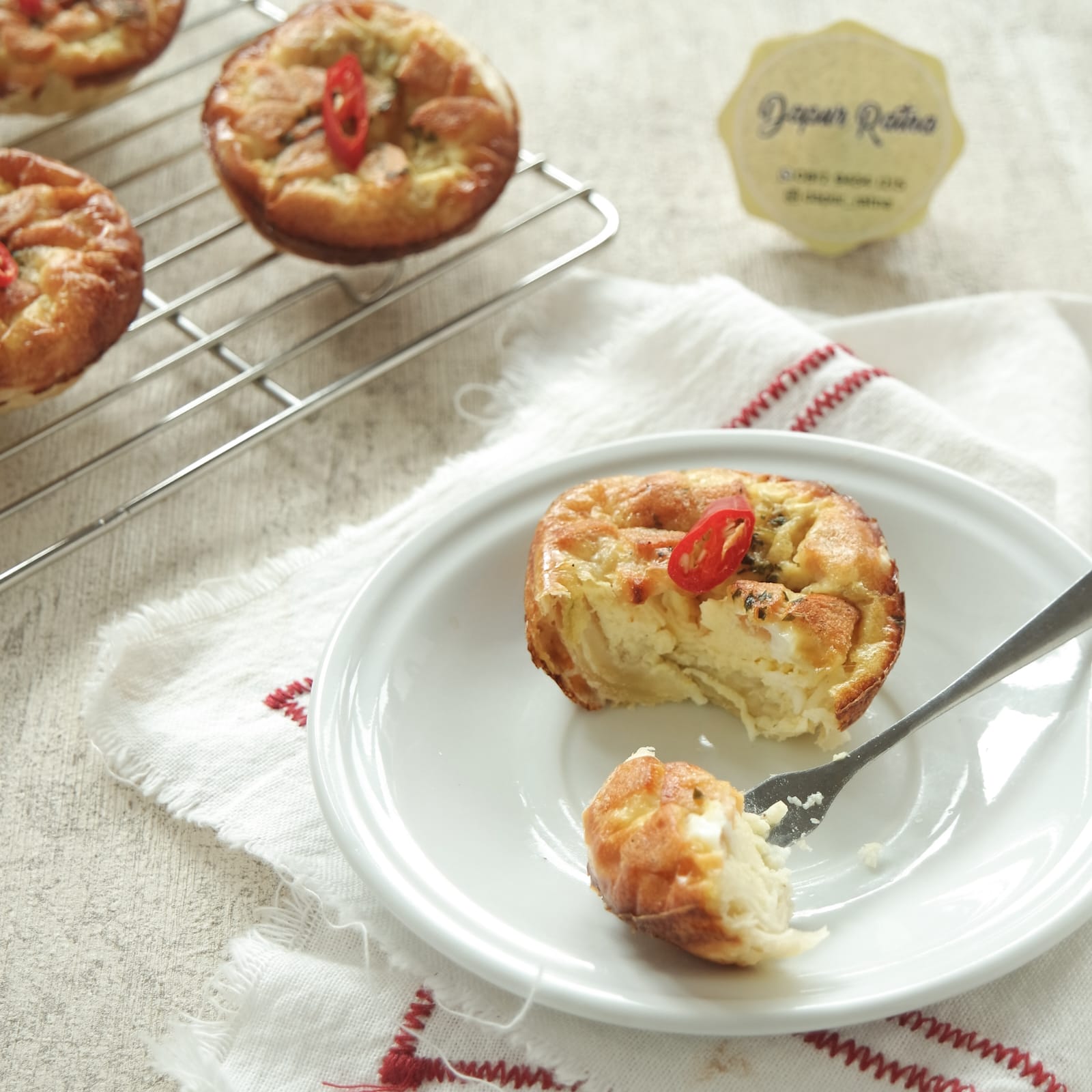 Savory Portuguese Egg Tart